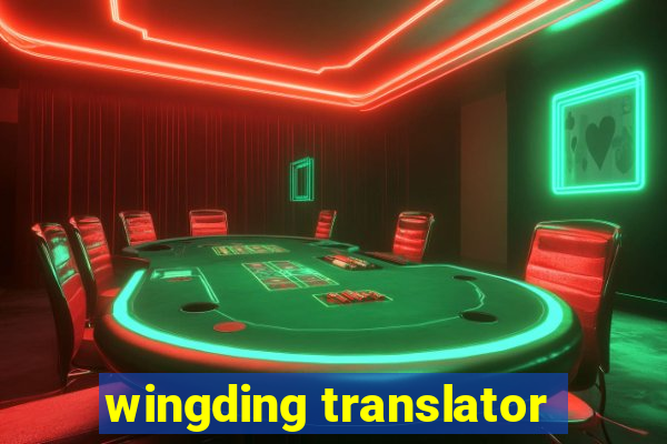 wingding translator