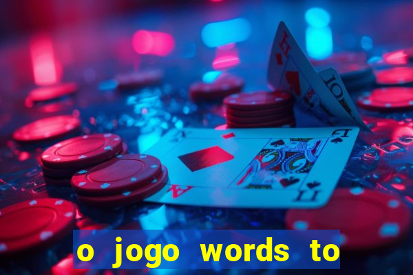 o jogo words to win paga mesmo