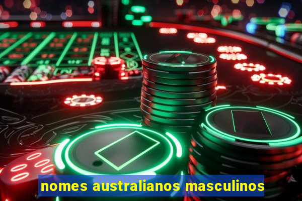 nomes australianos masculinos