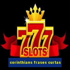 corinthians frases curtas