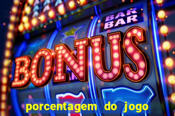 porcentagem do jogo fortune tiger