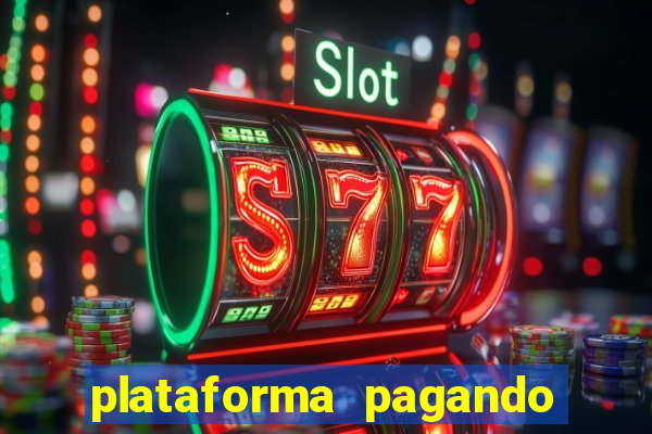 plataforma pagando bem hoje