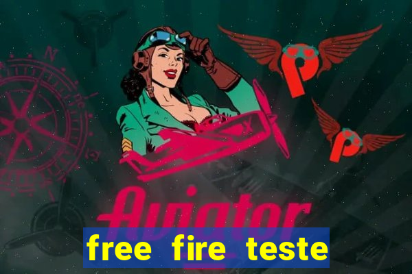 free fire teste grátis jogar agora