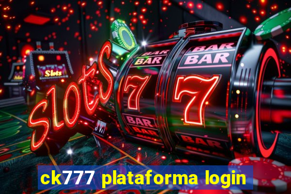 ck777 plataforma login