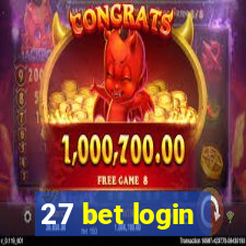 27 bet login