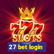 27 bet login