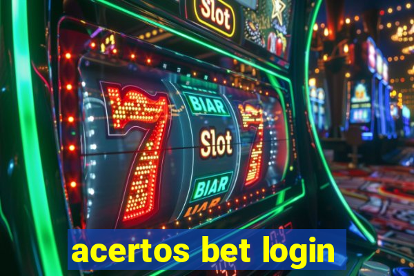 acertos bet login