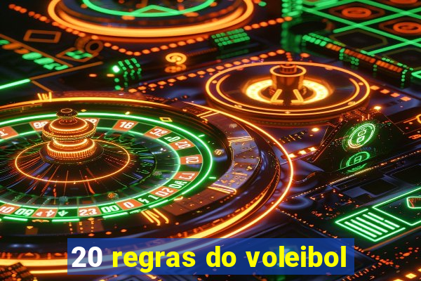 20 regras do voleibol