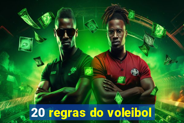 20 regras do voleibol