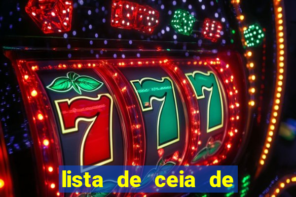 lista de ceia de natal completa