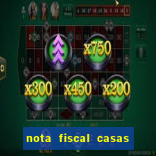 nota fiscal casas bahia 2 via