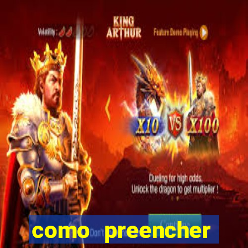 como preencher recibo de pagamento