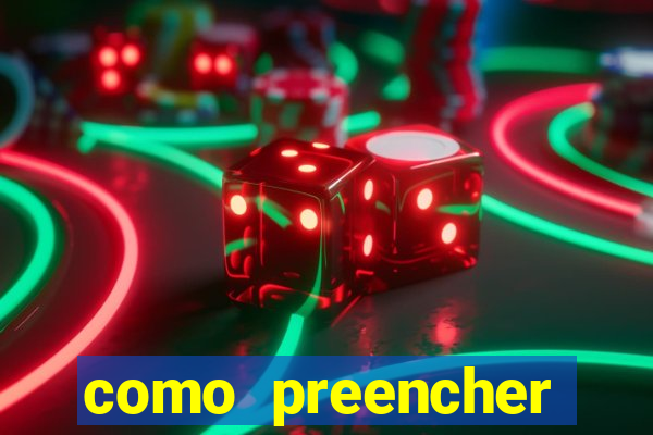 como preencher recibo de pagamento