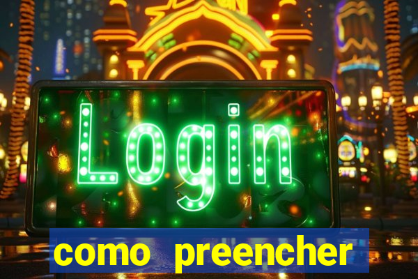 como preencher recibo de pagamento