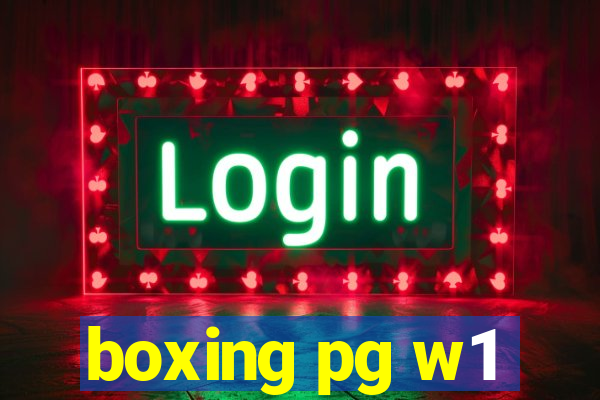 boxing pg w1