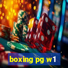 boxing pg w1