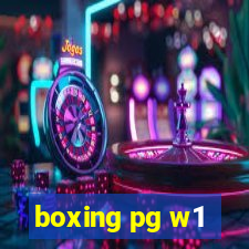 boxing pg w1