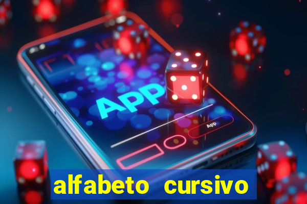 alfabeto cursivo pontilhado para imprimir pdf