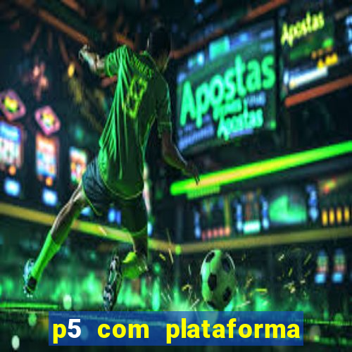 p5 com plataforma de jogos