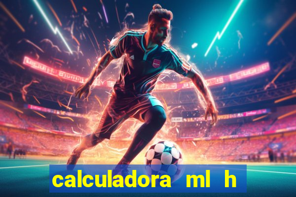 calculadora ml h para mcg kg min