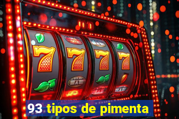 93 tipos de pimenta