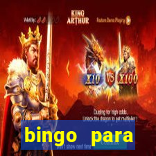 bingo para despedida de solteira para imprimir