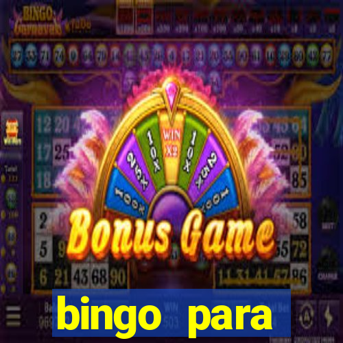 bingo para despedida de solteira para imprimir