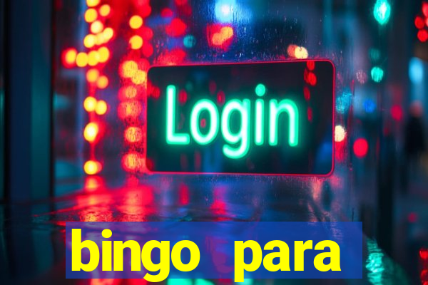 bingo para despedida de solteira para imprimir