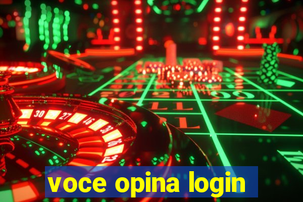 voce opina login