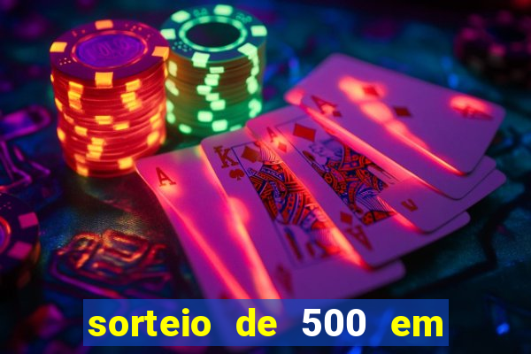 sorteio de 500 em cash toda segunda feira novibet como funciona