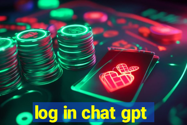 log in chat gpt