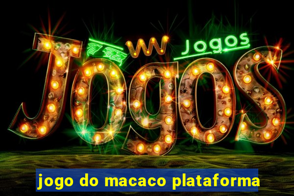 jogo do macaco plataforma