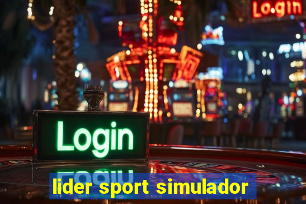 lider sport simulador